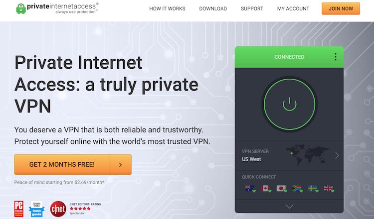 personal internet access vpn router