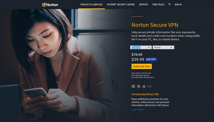 download norton secure vpn for pc