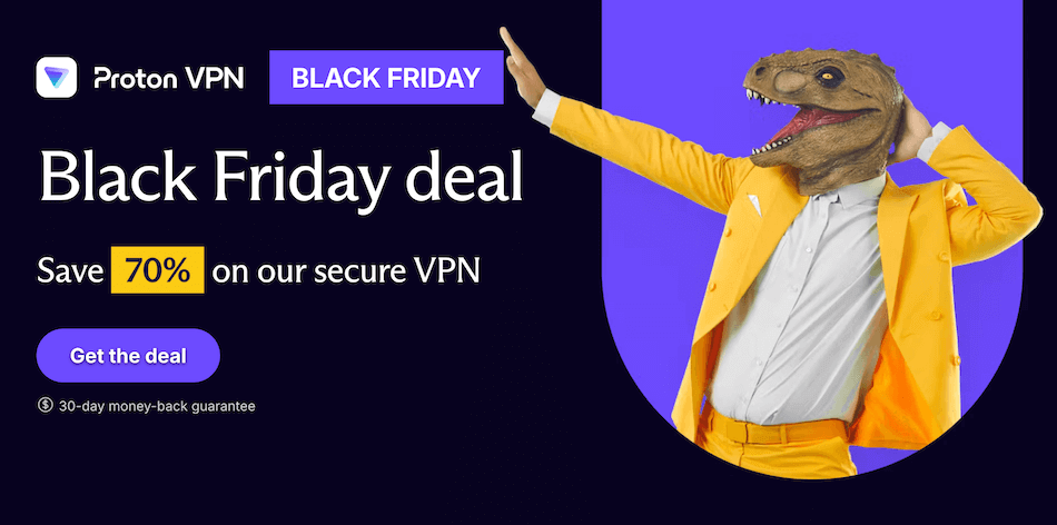 Proton Vpn Black Friday Deal  